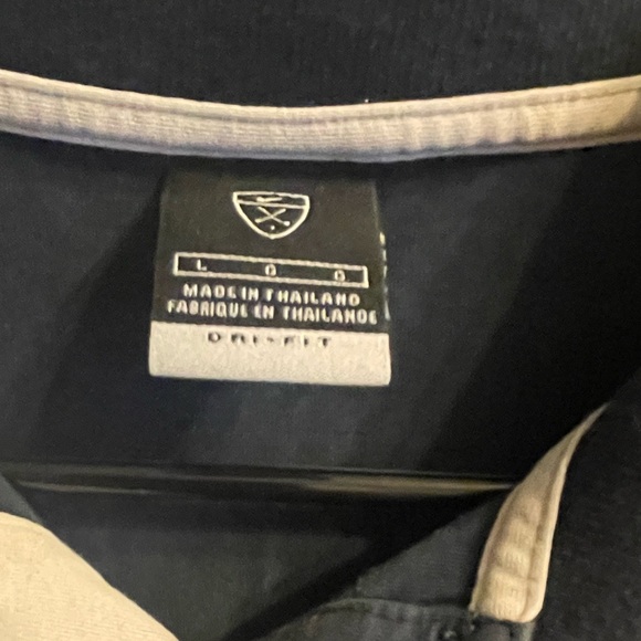 Nike Polo Shirt Black Large - Picture 4 of 4